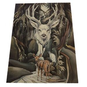 5/$15 Nature-Inspired Deer Art Card